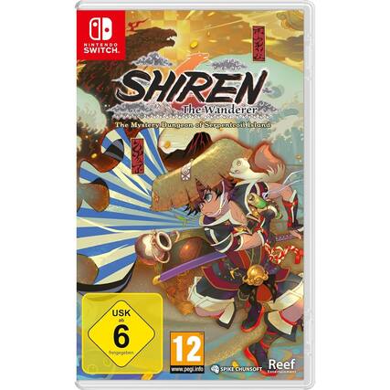 SWITCH NINTENDO
SHIREN The Wanderer
The Mystery Dungeon of Serpentcoil Island
USK ab 6 freigegeben
12 www.pegi.info
SPIKE CHUNSOFT
Reef Entertainment - E10+ (Everyone 10+)