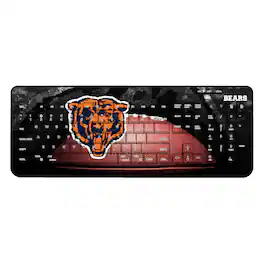 Keyscaper - Chicago Bears Legendary Design Wireless Keyboard - Multicolor
