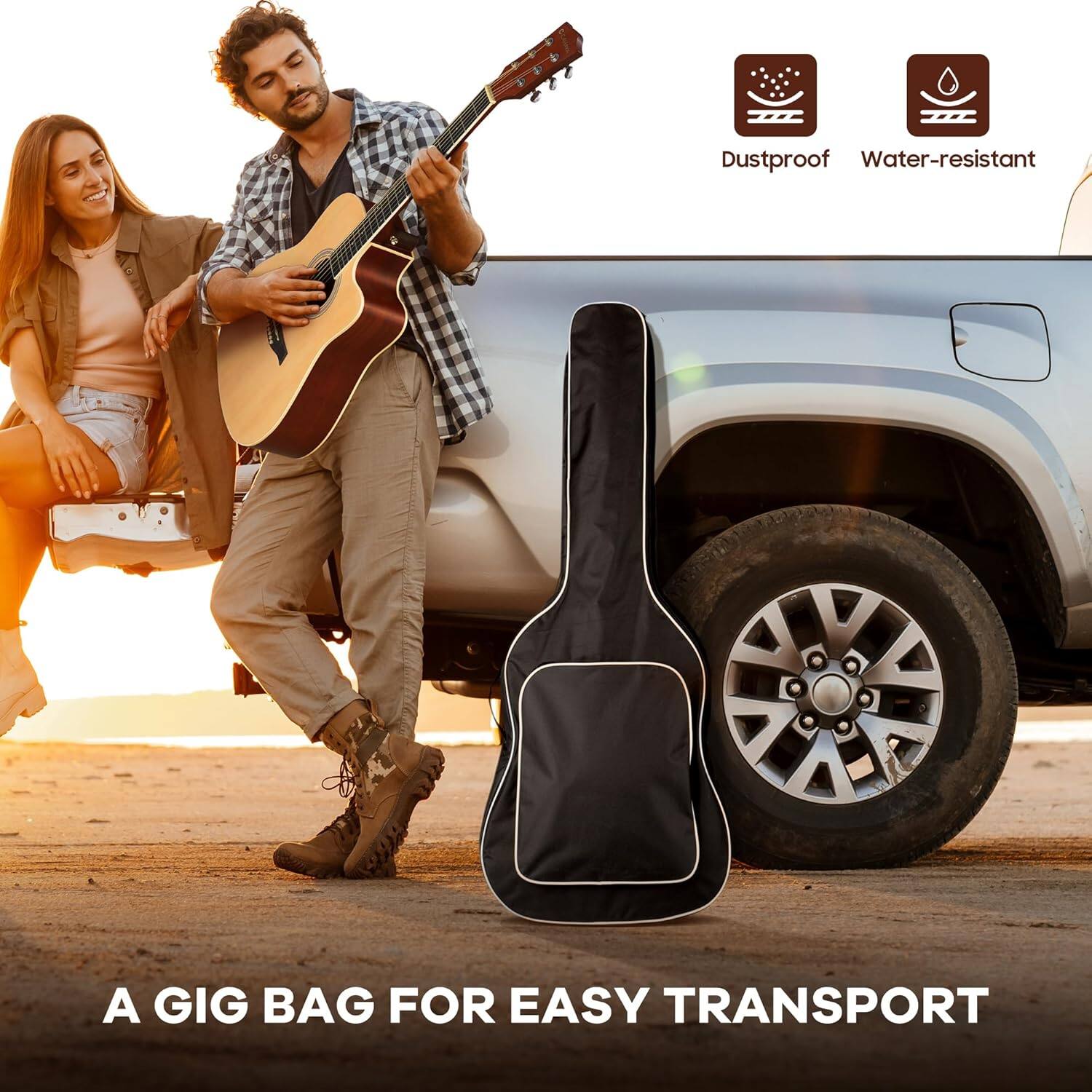 Dustproof  
Water-resistant  

A GIG BAG FOR EASY TRANSPORT