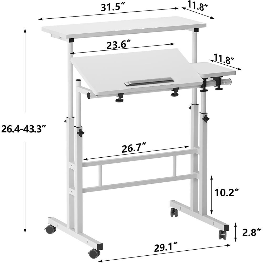 31.5" 11.8" 23.6" 11.8" 26.4-43.3" 26.7" 10.2" 29.1" 2.8"