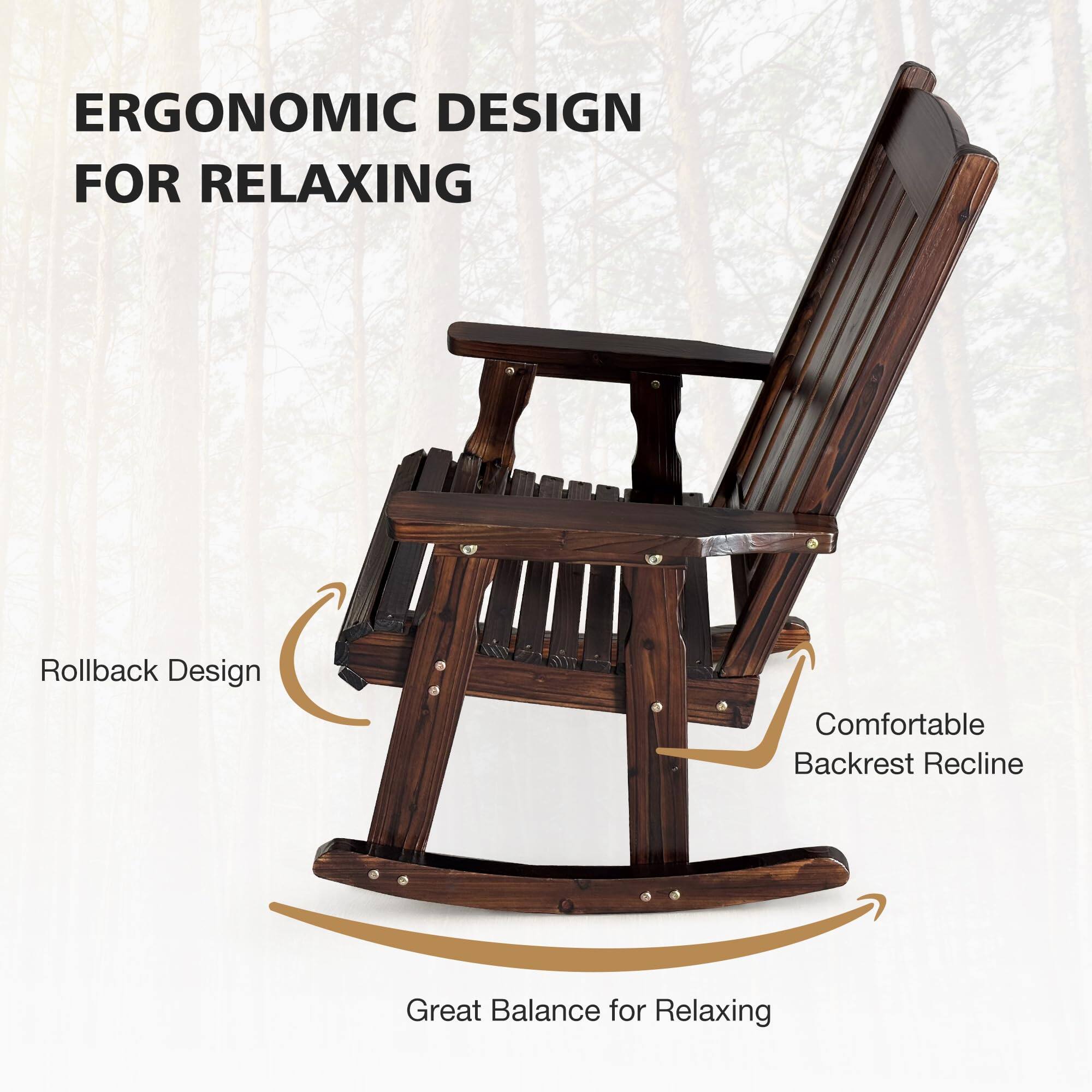 ERGONOMIC DESIGN FOR RELAXING

- Rollback Design
- Comfortable Backrest Recline
- Great Balance for Relaxing