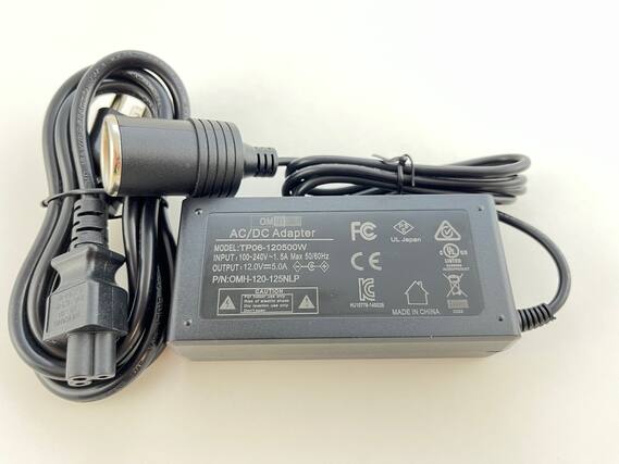 AC/DC Adapter
MODEL: TP06-120500W
INPUT: 100-240V~1.5A Max 50/60Hz
OUTPUT: 12.0V==5.0A
P/N: OMH-120-125NLP
CAUTION: Risk of electric shock!
Dry location use only
FC
UL Japan
UL US
CE LISTED
AUDIO PRODUCT
HU10778-140023
MADE IN CHINA