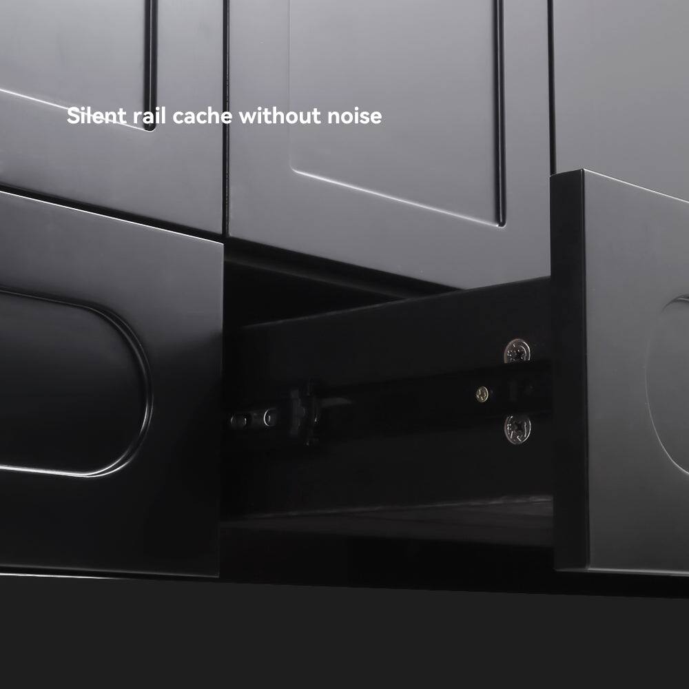 Silent rail cache without noise