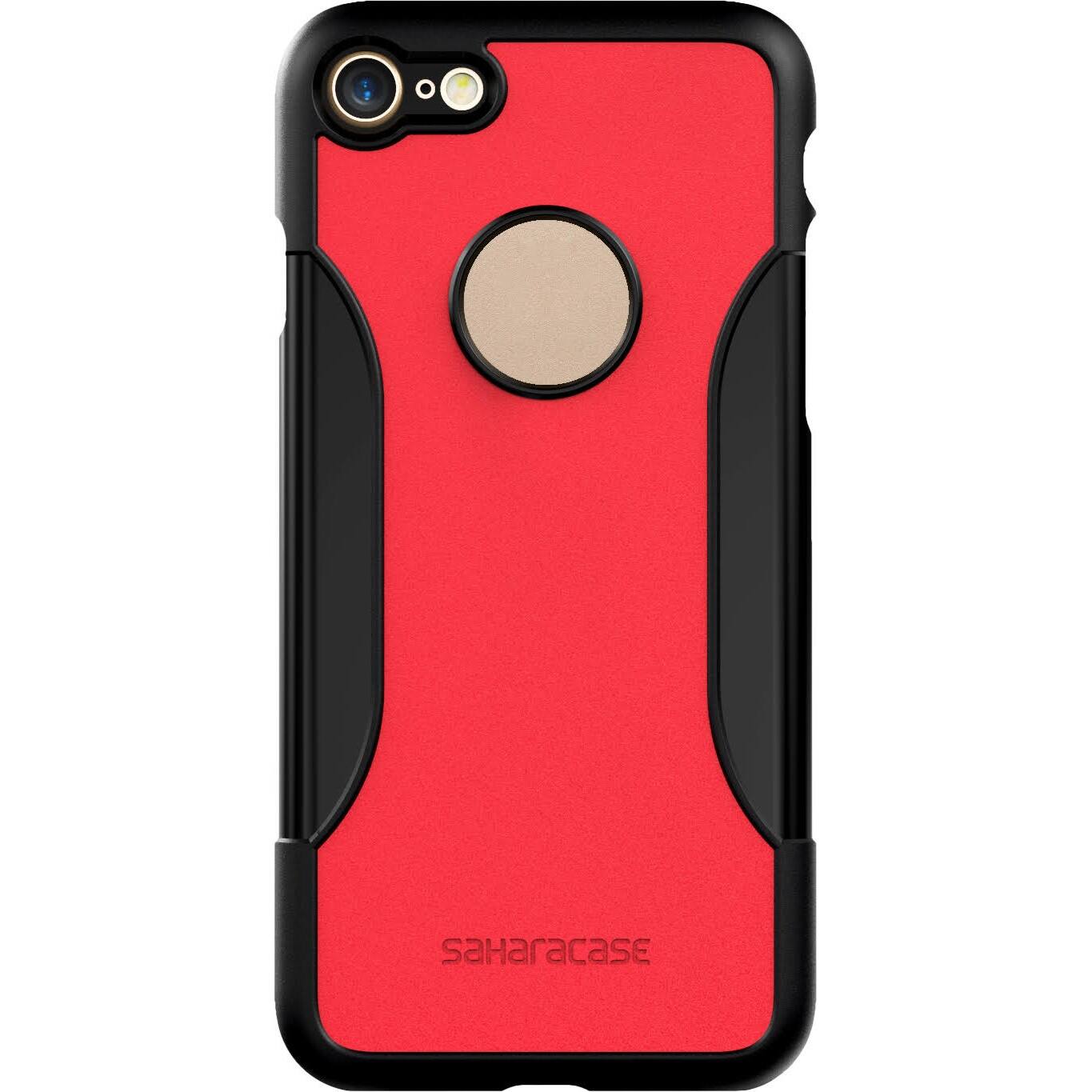 Alt View 11. SaharaCase - Classic Series Case for Apple iPhone 7, 8, SE (3rd Generation 2022) - Black/Red.