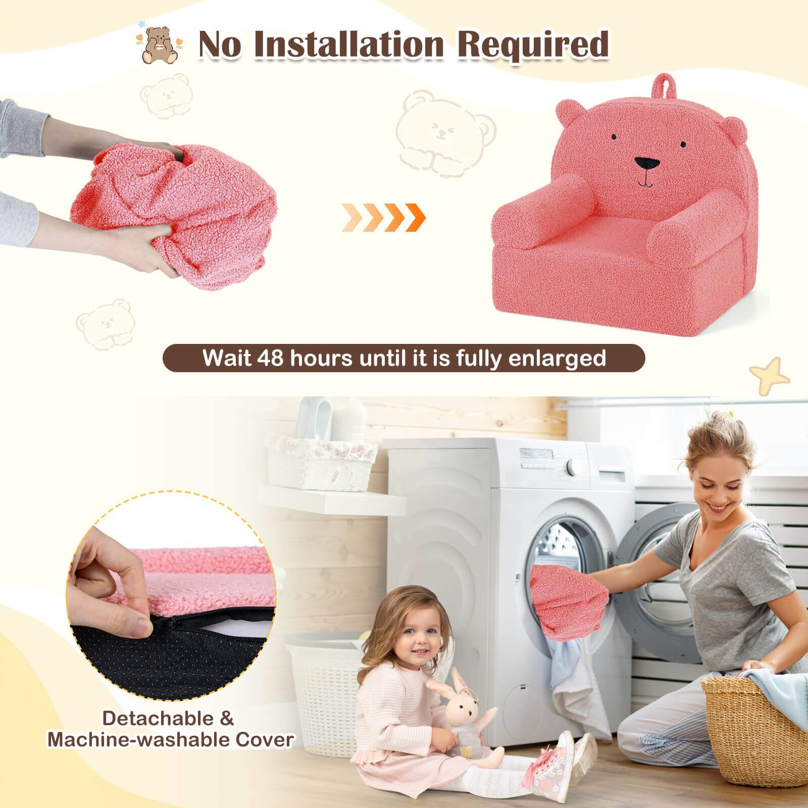 No Installation Required

Wait 48 hours until it is fully enlarged

Detachable & Machine-washable Cover