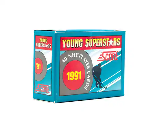 YOUNG SUPERSTARS
1991
40 NHL PLAYER CARDS
SCORE