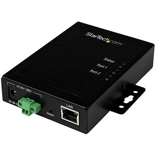 DC9V-36V  
RESET  
StarTech.com  
Status  
Port 1  
Port 2  
LAN