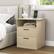 Front. Kadyn - Kadyn Wood Nightstand With Charging Station, Bedside Table With 2 Drawers, Bedroom, Light Brown - Light Brown.