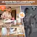 ULTIMATE MULTI-LAYER SAFETY
User-Friendly and Prevent Clothes from Burning
Ours
VS
Others
Low-temp Soleplate
Heat-resistant Base
Auto Shutoff
30 Mins