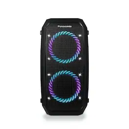 Panasonic - SC-BMAX31 Portable Bluetooth Wireless Party Speaker with Vibrant Light Display, 75W - Black
