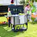 Alt View 1. Yardgrace - 104 Quart Rolling Ice Chest Cooler Cart Ice bucket,Patio Backyard Party Drink Beverage Bar Stand Up Cooler Trolley - Grey.