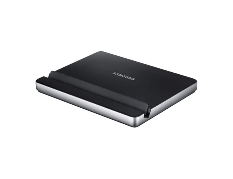 Front. Samsung - Samsung Galaxy Multimedia Dock for Tablet I Color: Black - Black.