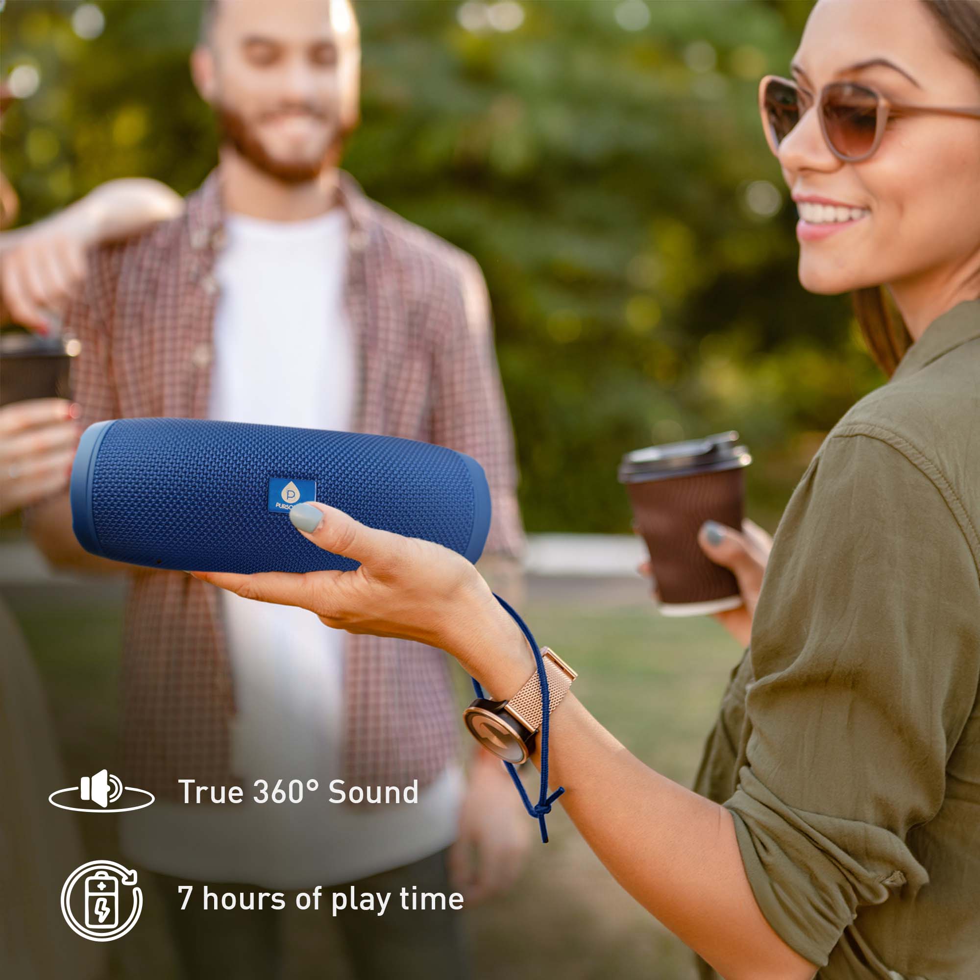 True 360° Sound  
7 hours of play time