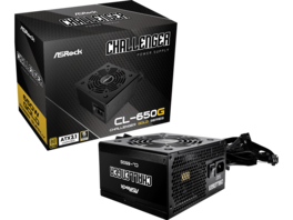 ASRock - Challenger CL-650G 650W 80 PLUS GOLD Certified Non-Modular Power Supply, ATX3.1 Ready, 5 Years Warranty
