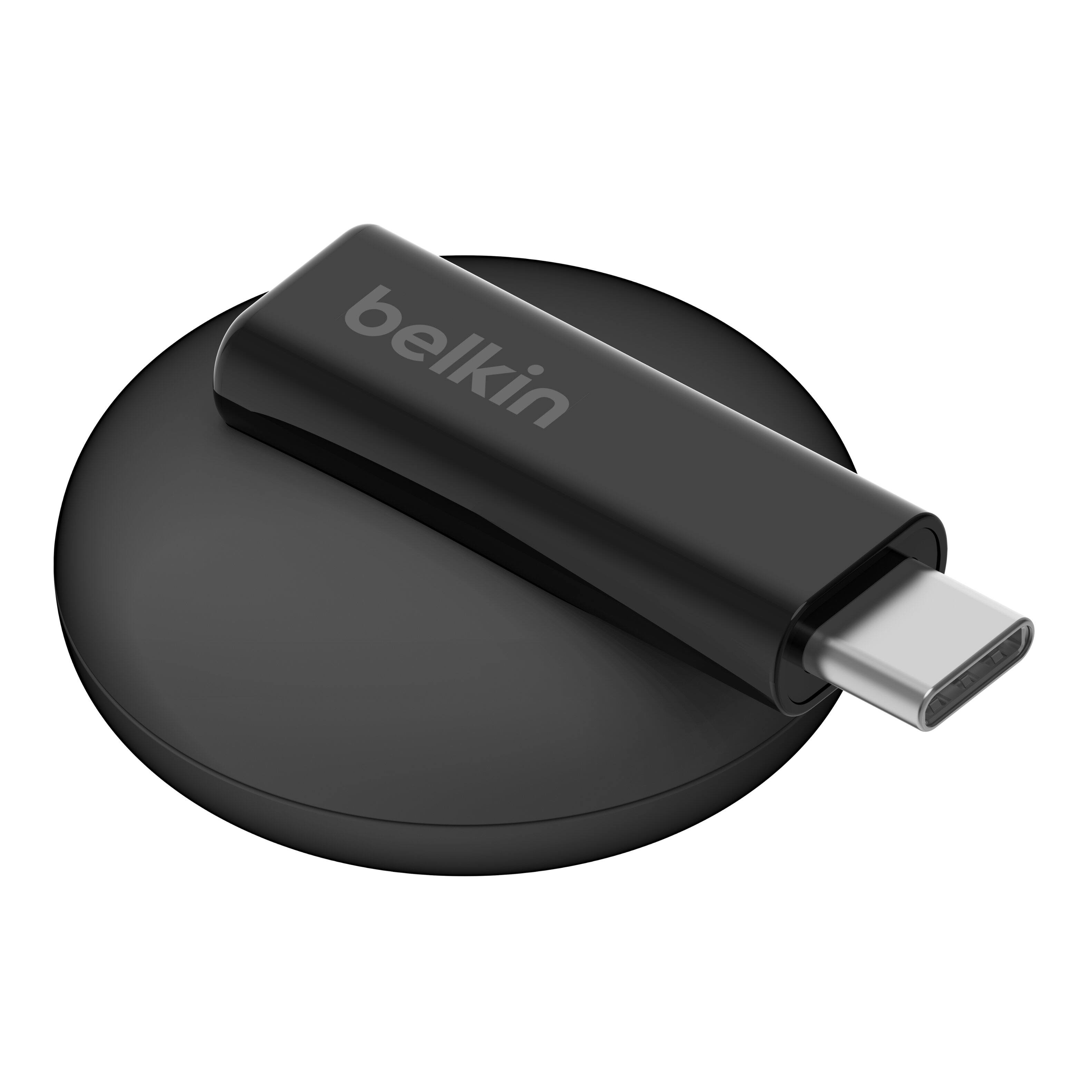 Alt View 1. Belkin - BOOST↑CHARGE Portable USB-C Apple Watch Charger - Black.
