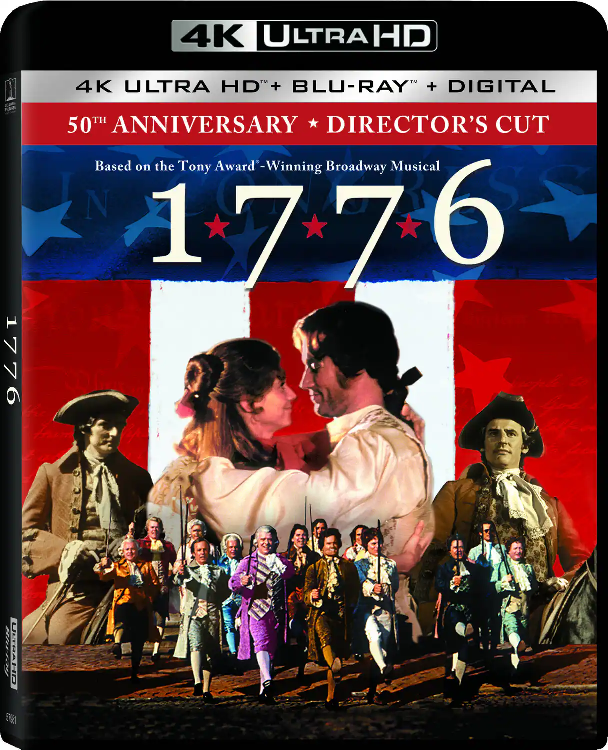 Front. 1776 (50th Anniversary--Director’s Cut)   - 4K Blu-Ray.