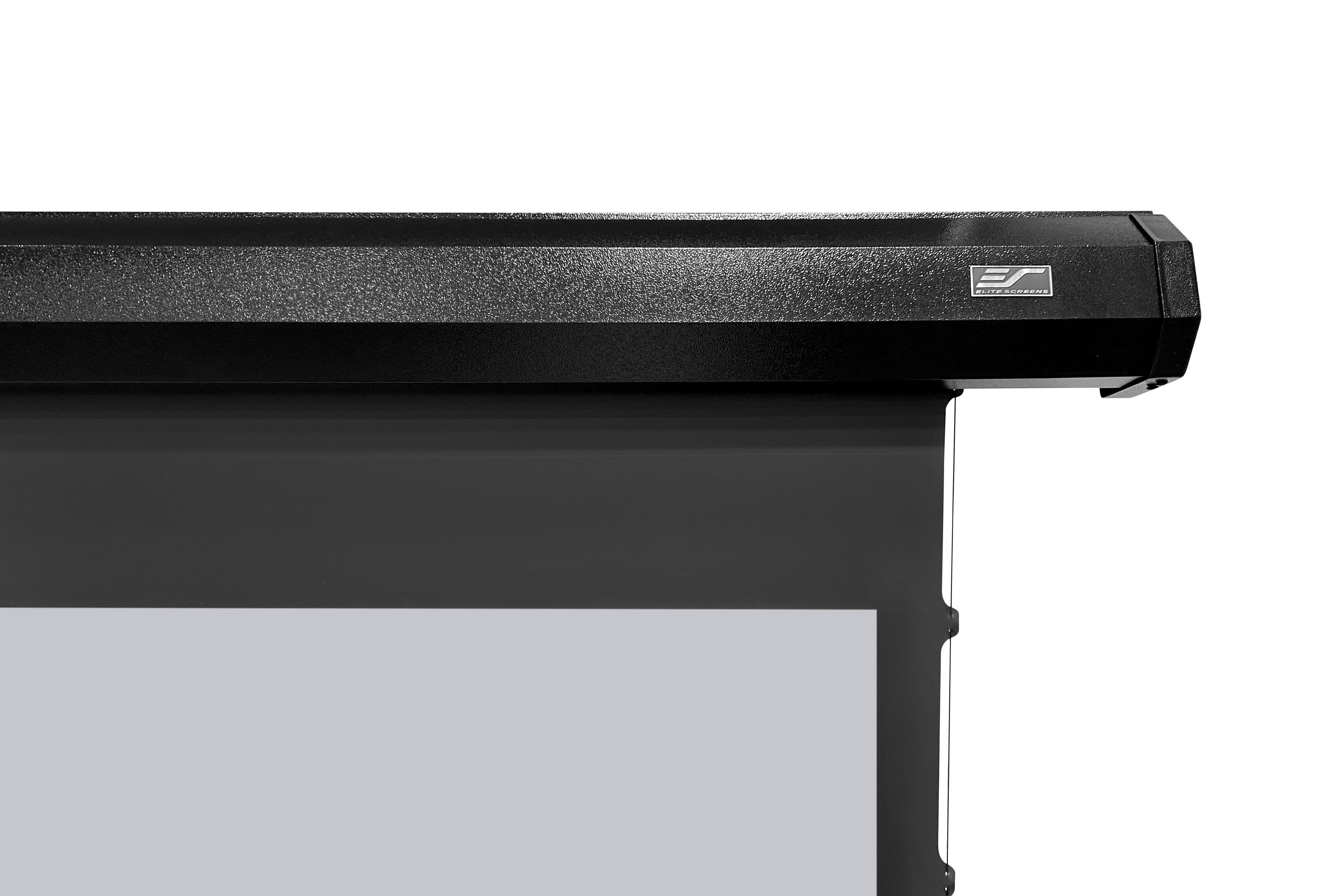 Alt View 4. Elite Screens - CineTension3, 150"Diag,16:9,Electric Drop-Down Tab-Tensioned Front/Rear Projection Screen,ProgrammableDrop,TE150HR3-DUAL - Black.