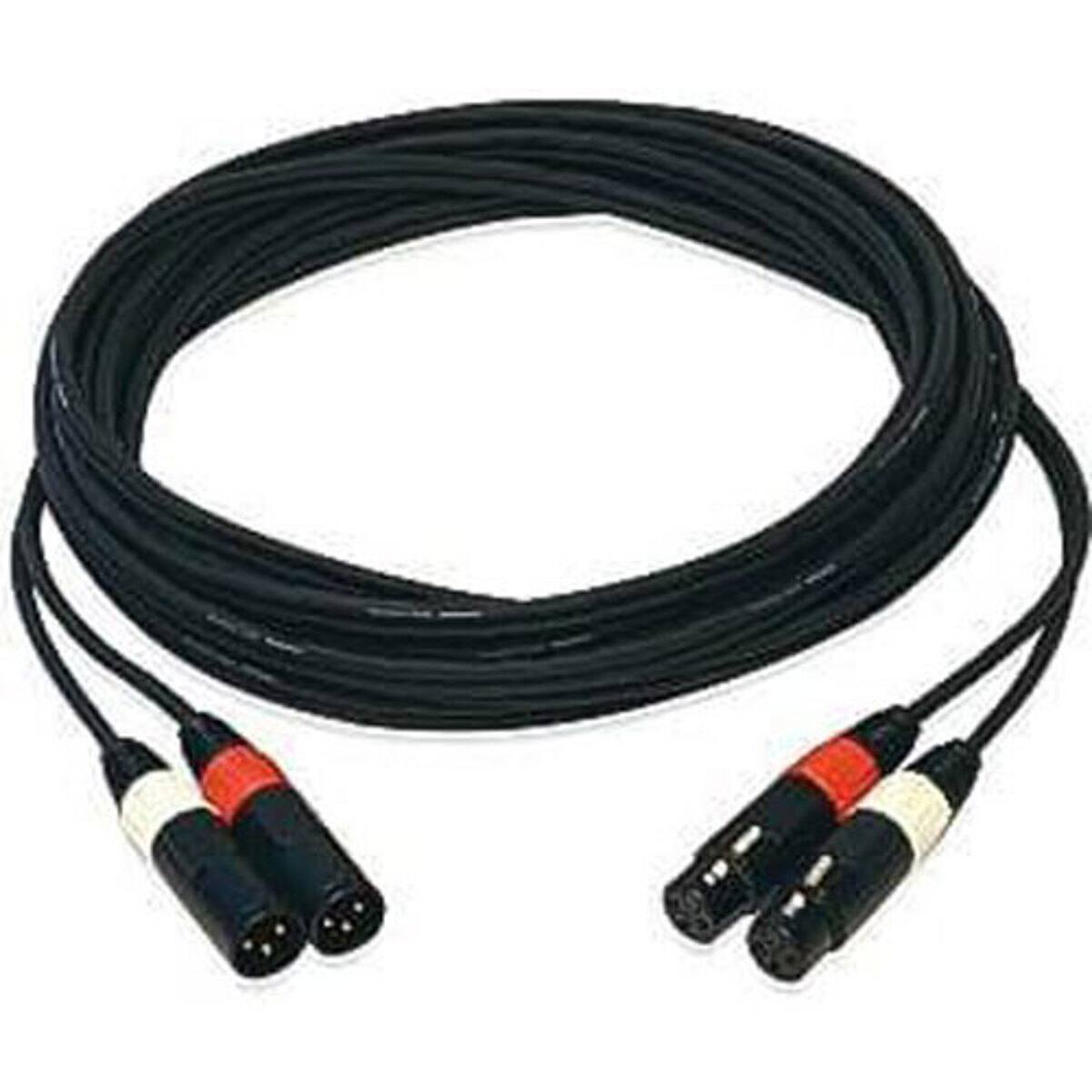 Front. Whirlwind - Whirlwind MK4PP 1' Siamese Stereo 2 XLR Female to 2 XLR Male Mic Cable.