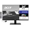 acer 24" 4ms Fast Response Time ANTI-GLARE IPS SuperCLEAR -5° To +35° Adjustable Tilt Vero Gbmix For Everyday Value