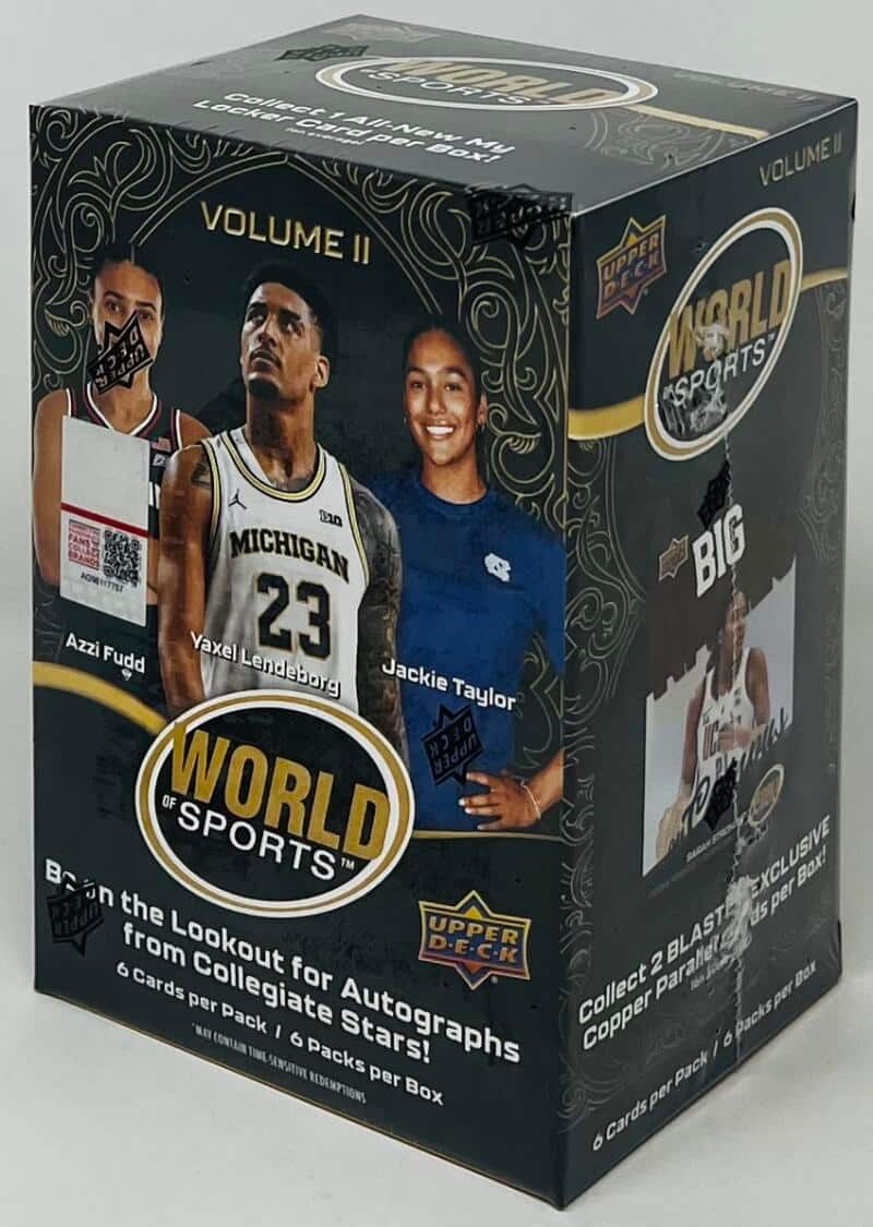 2026 Upper Deck World Of Sports Volume 2 Blaster Box price history on PriceWatchPro