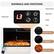 MATERIALS AND FUNCTIONS
- Flames Control
- Main Power
- Heater
- Timer
- Heated Air Vents
- Tempered Glass Screenel
- Realistic Charcoal