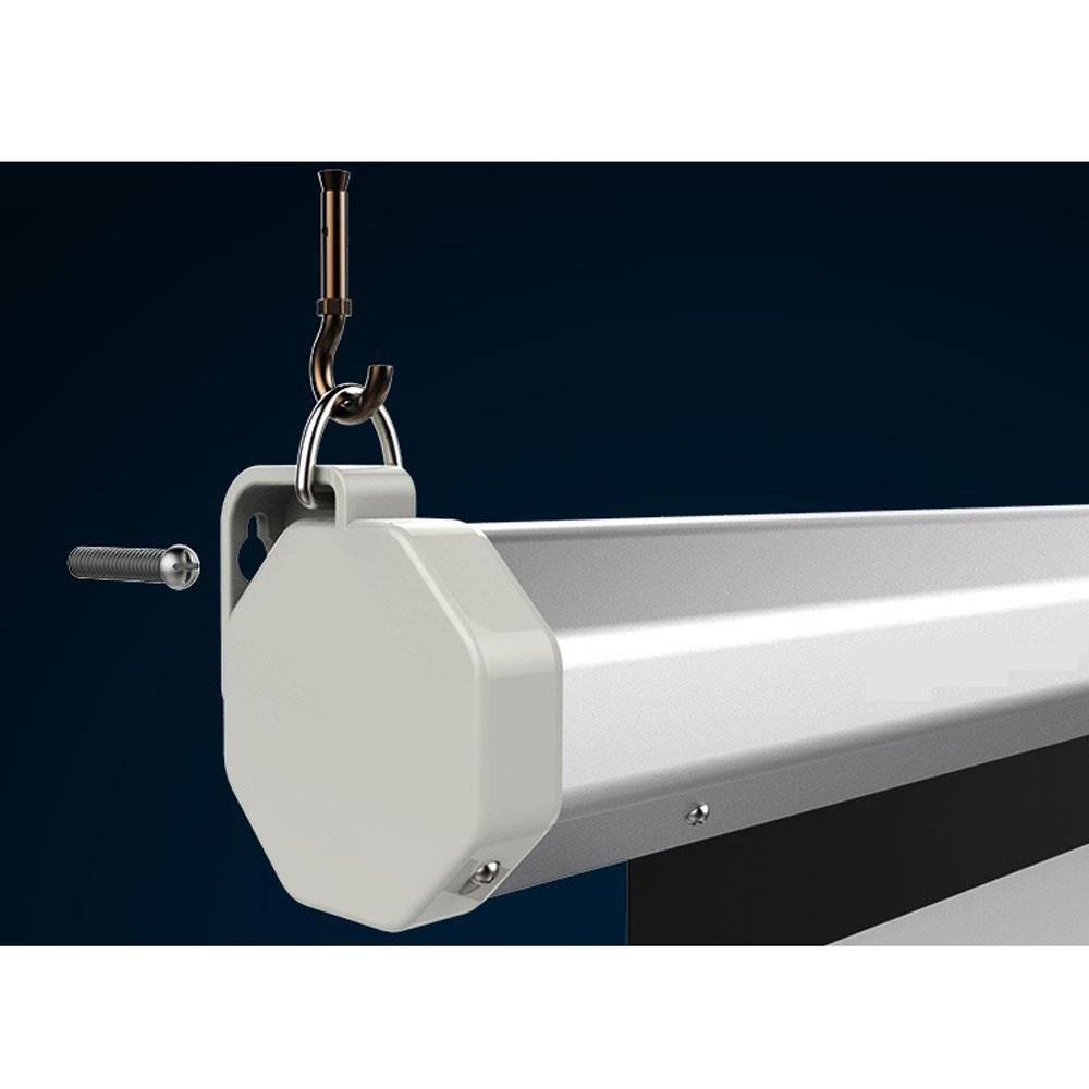 Alt View 9. Winado - 92" inch 16:9 HD Electric Motorized Projector Screen Projection Remote Control - Matte White.