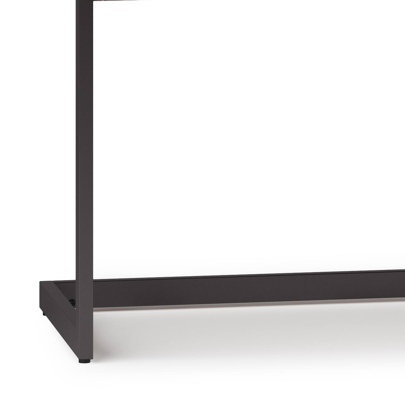 Alt View 4. Simpli Home - Erina SOLID ACACIA WOOD Industrial 72 inch Wide Large Desk in Rustic Natural Aged Brown - Rustic Natural Aged Brown.