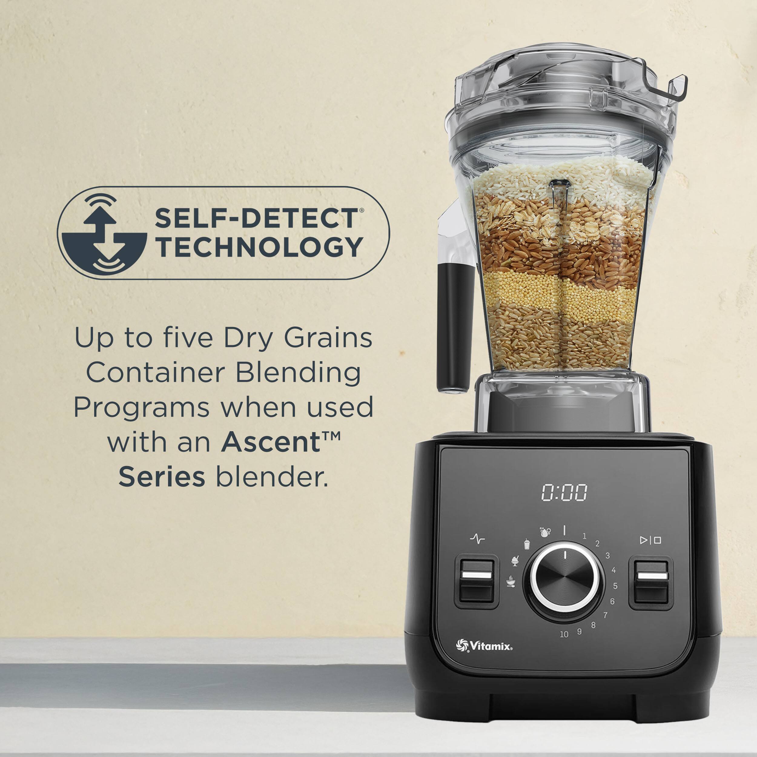 SELF-DETECT TECHNOLOGY

Up to five Dry Grains Container Blending Programs when used with an Ascent™ Series blender.