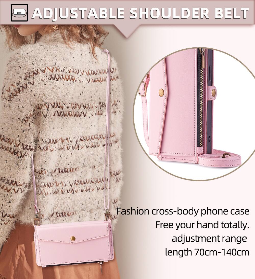 ADJUSTABLE SHOULDER BELT

Fashion cross-body phone case
Free your hand totally.
adjustment range length 70cm-140cm