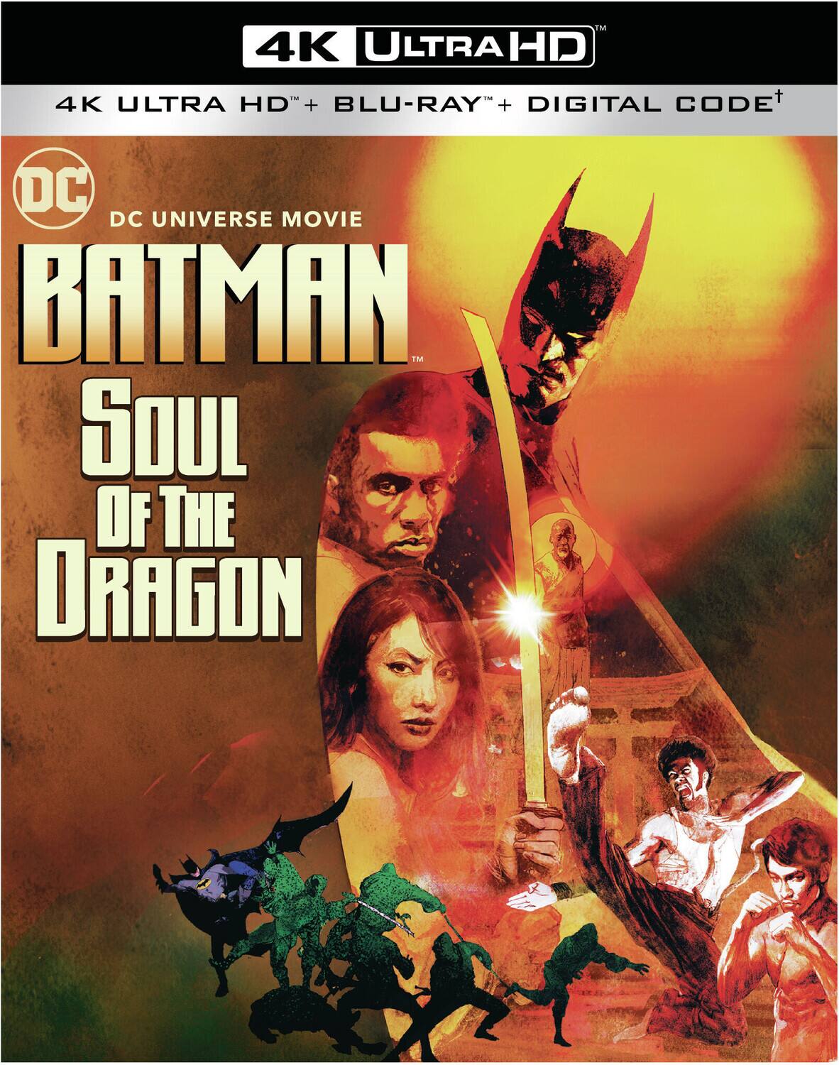 Front. Batman: Soul of the Dragon   - 4K Blu-Ray.