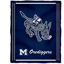 Vive La Fete - Colorado School of Mines Orediggers 36'' x 48'' Children's Mascot Plush Blanket - Multicolor