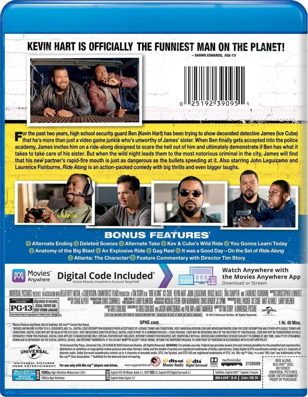 Back. Ride Along (Blu-ray New Box Art) [Blu-ray].