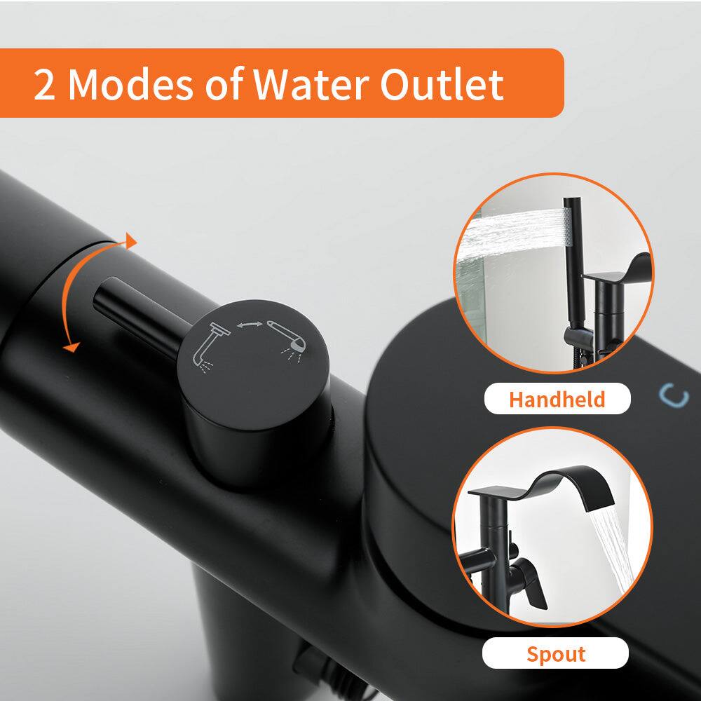 2 Modes of Water Outlet

- Handheld
- Spout