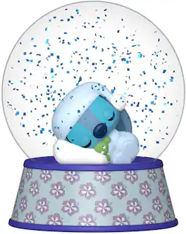 Funko - POP! Mini Glitter Globe: Stitch - Sleeping Stitch (Disney) - COLLECTIBLES - Multicolor