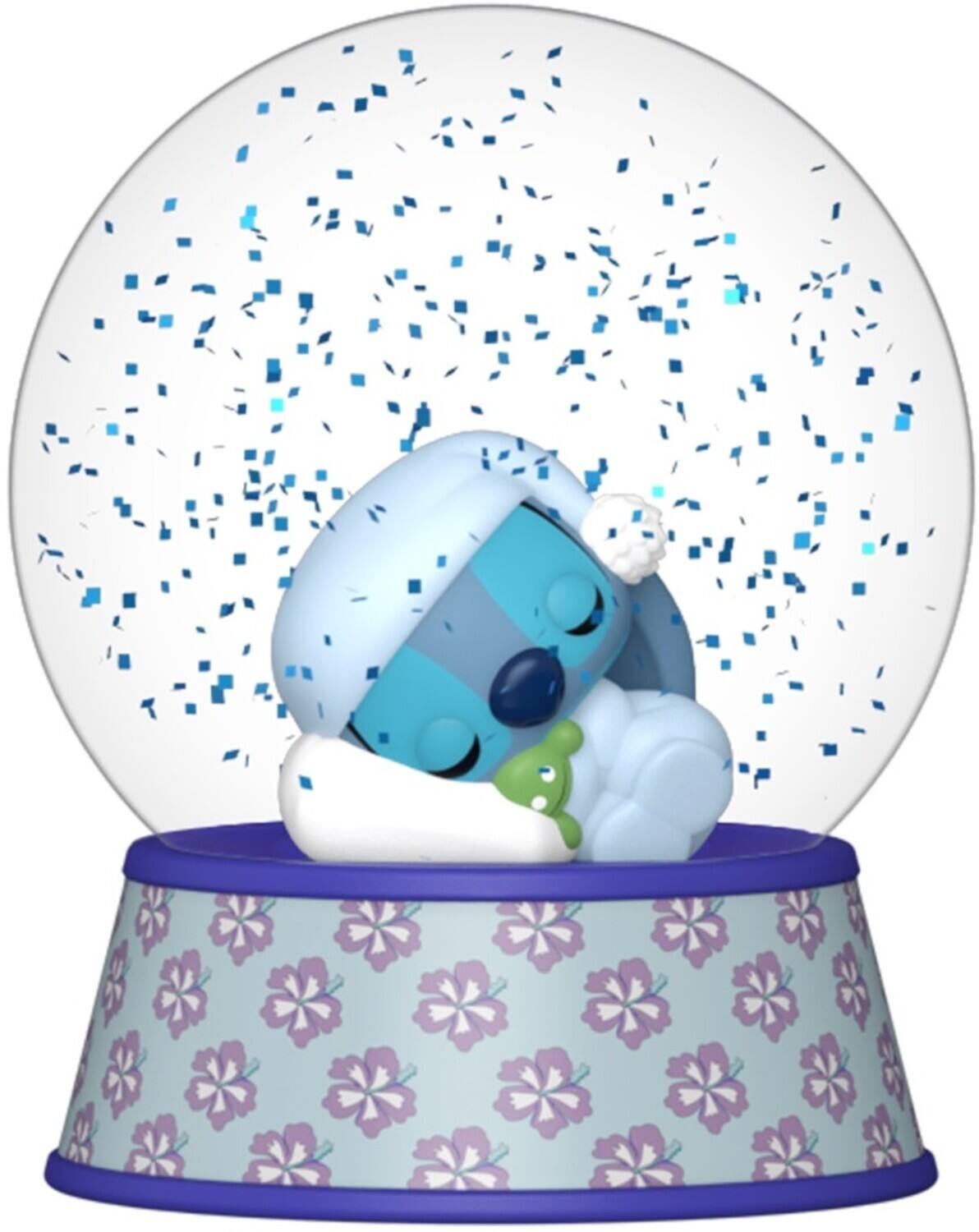 Funko POP! Mini Glitter Globe: Stitch - Sleeping Stitch (Disney) - COLLECTIBLES