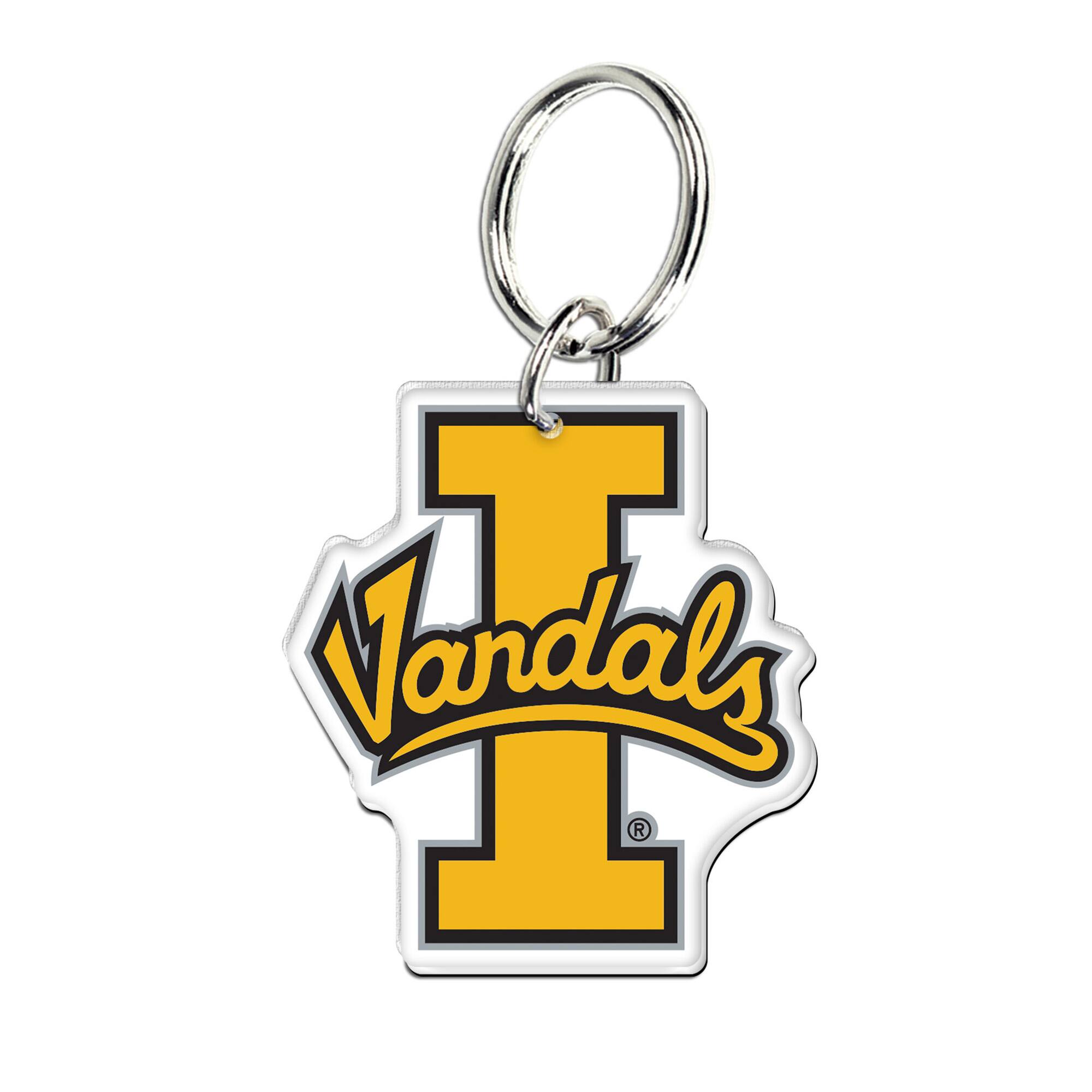 Front. WinCraft - Idaho Vandals Premium Acrylic Team Key Ring - Multicolor.