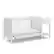 Front. Graco - Fable 4-in-1 Convertible Crib and Changer - White.