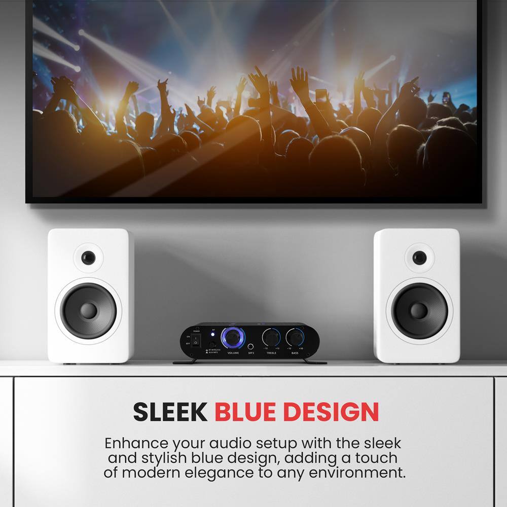 SLEEK BLUE DESIGN

Enhance your audio setup with the sleek and stylish blue design, adding a touch of modern elegance to any environment.