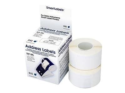 "Seiko - Thermal Address Labels, 1 1/8"" x 3 1/2"", 130/Roll, 2 Rolls/Box (SLP-2RL) - White" price history on PriceWatchPro