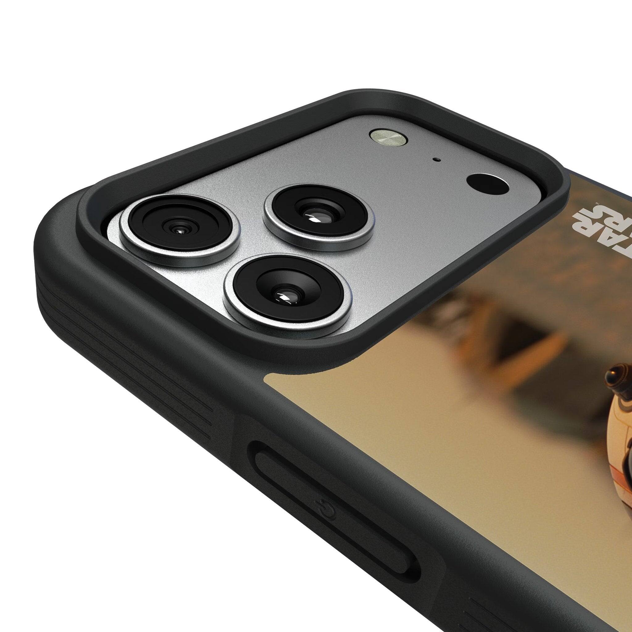 Left. Keyscaper - Star Wars: The Force Awakens Cinematic Moments: Discovery Bump Phone Case - Apple iPhone 17 Pro - BB-8.