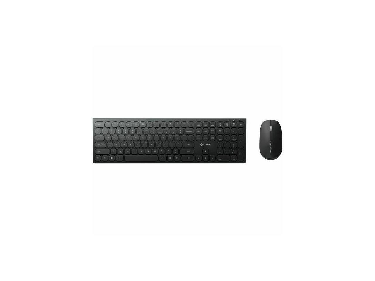 Alt View 5. Alogic - Alogic Echelon USB-C Wireless Mouse & Keyboard for Windows - Bluetooth/RF 5.0 - Black.