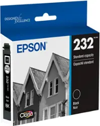 Epson - 232 Claria Ink Standard Capacity Cartridge (T232120-S) - Black - Front_Zoom