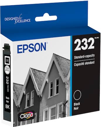 Epson 232 Claria Ink Standard Capacity Cartridge (T232120 S) Black Epson 232 Claria Ink Standard Capacity Cartridge (T232120 S) Black