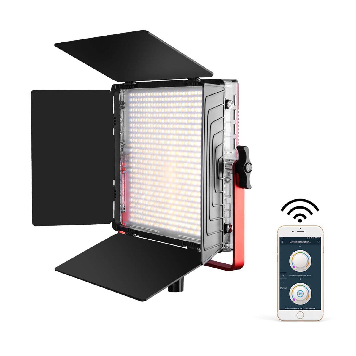 Alt View 2. GVM - GVM MB832 50W Bi-Color Soft LED Panel Light.