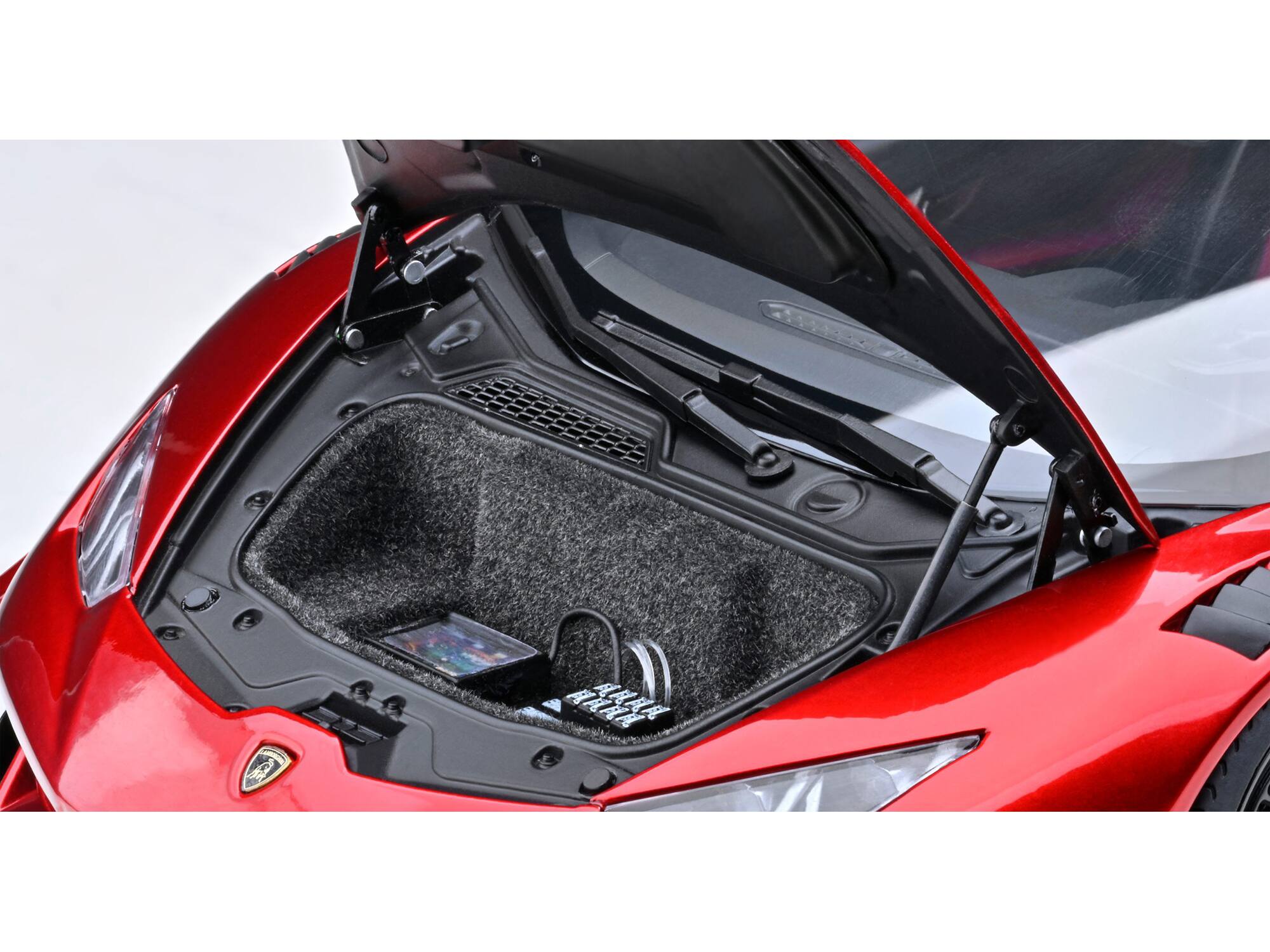Alt View 2. Autoart - Lamborghini Huracan GT "LB-Silhouette Works" Hyper Red Metallic with Black Top 1/18 Model Car by Autoart.