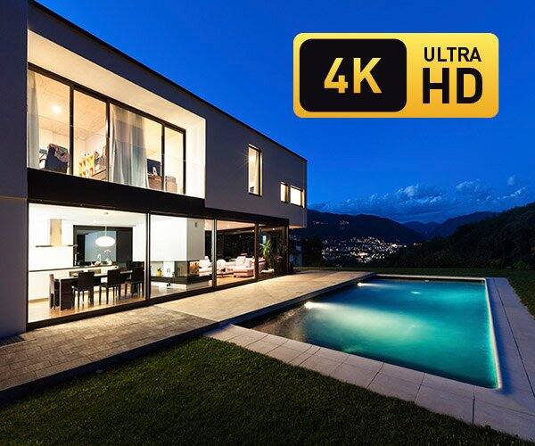 Left. Swann - 4K HD Wired Add-On Cameras Color Night Vision Wired Connection - 4 Pack.