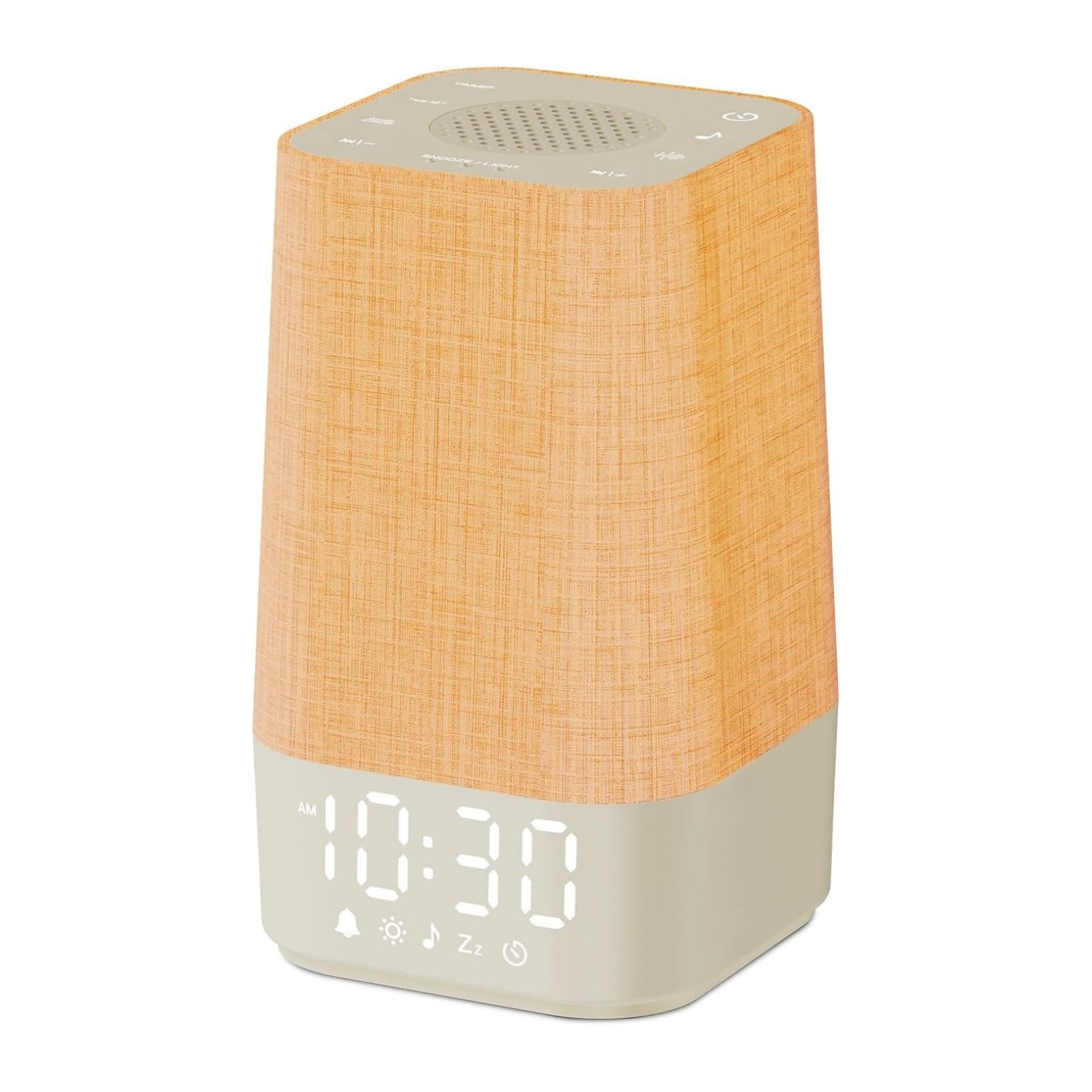 Dazzed Corner - Sunrise Alarm Clock,Adjustable Volume Night Light, Timer - White