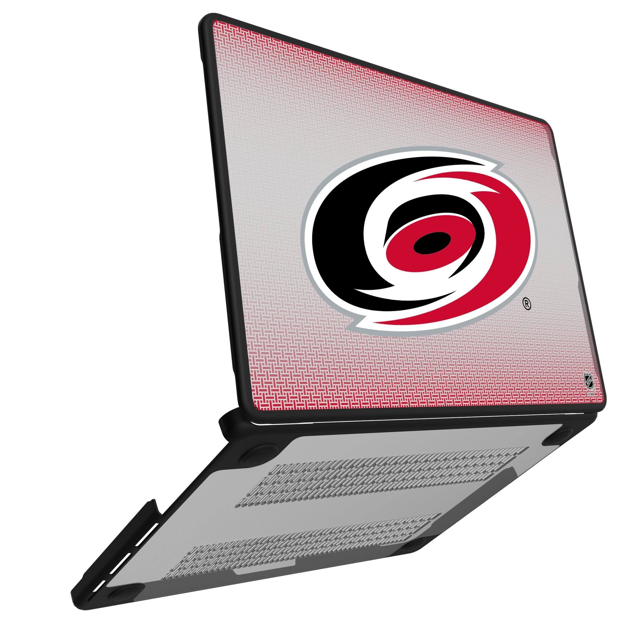 Alt View 1. Keyscaper - Carolina Hurricanes Linen MacBook Case - Pro 13 in - Multicolor.