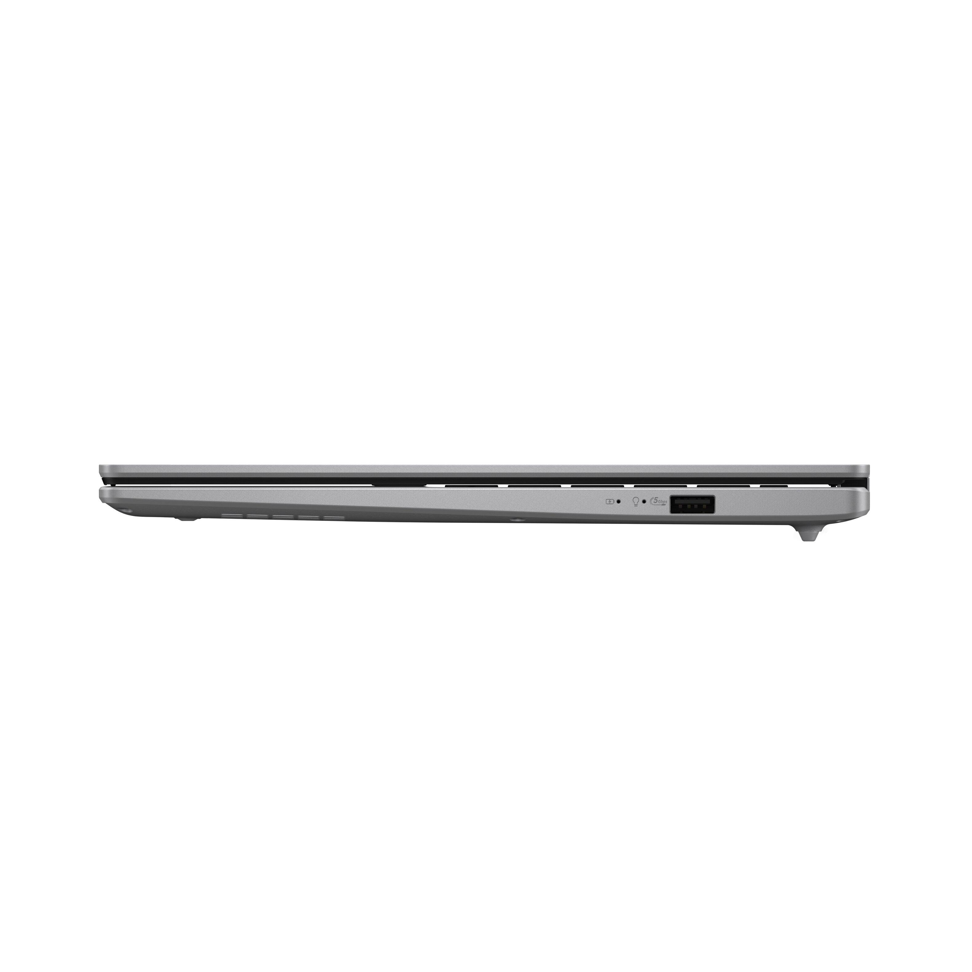 Alt View 18. ASUS - Vivobook 14 14" 2K Laptop - Snapdragon X1-26-100 (2026) - 8GB Memory - 256GB Storage - Cool Silver.