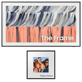 Bundle - Samsung - QN65LS03HE 65" QLED 4K TV with HW-LS60D Photo Frame Speaker (2026)